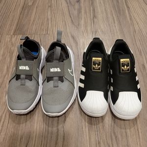 Nike and Adidas kids shoes